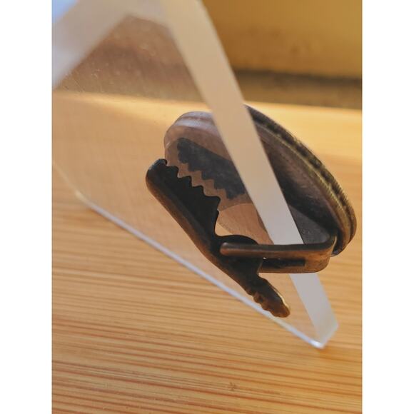 Antique Hong Kong Ten Cents 1949 Coin Tie Tack Clip Pin Brooch - Picture 3 of 5